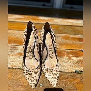 Sam Edelman leopard print calf hair